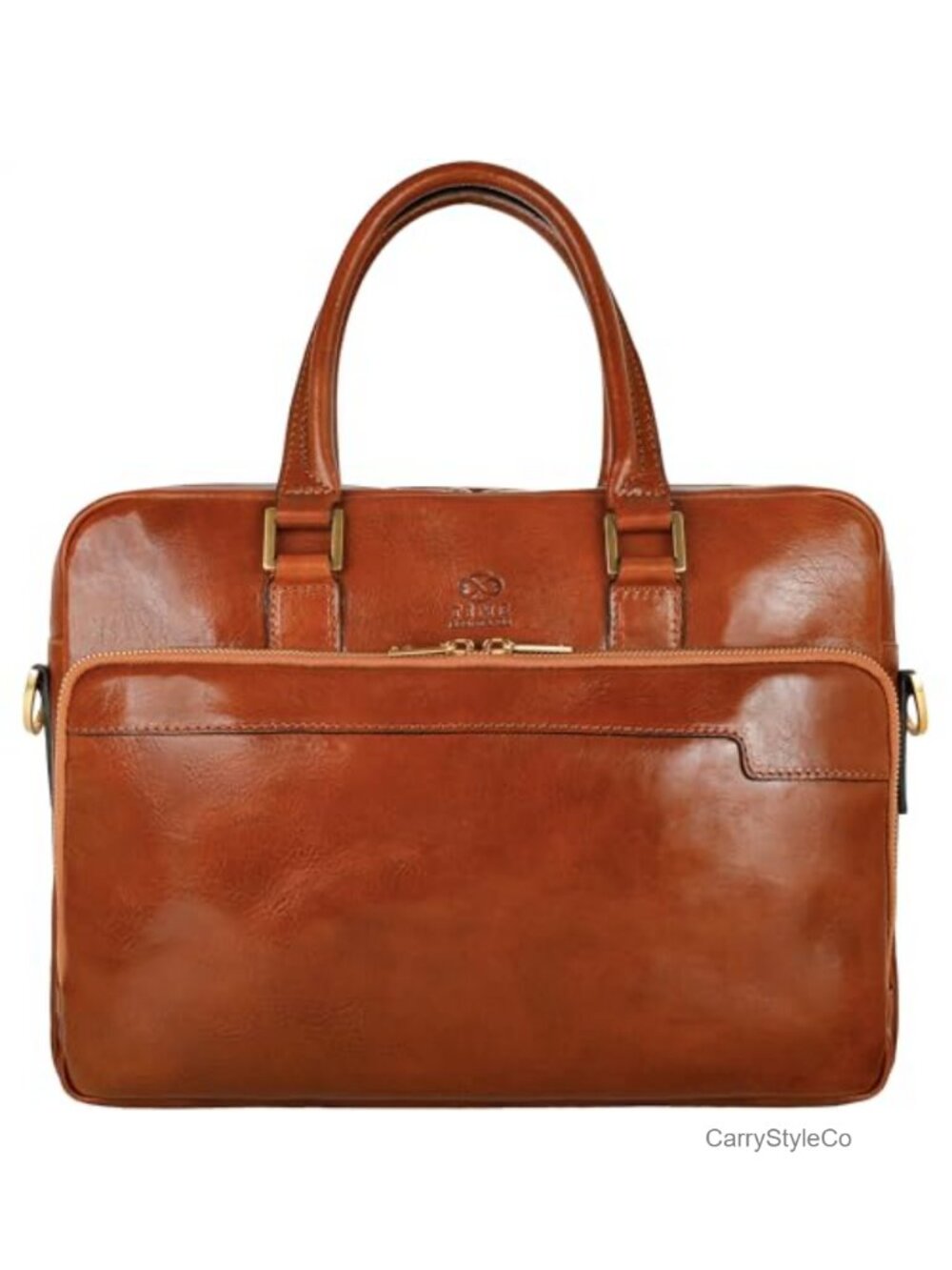 Handmade Italian Leather Briefcase Laptop Bag for Men Women